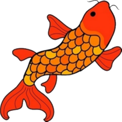 Koi Fish Clipart Transparent - Transparent Background Fish Clipart (420x420), Png Download