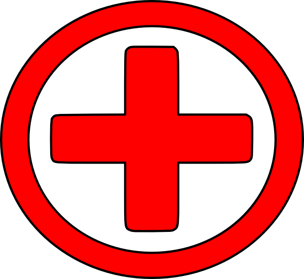 Clip Arts Related To - Hospital Cross Clipart (600x551), Png Download