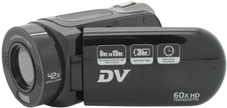 Bison Dv-60 Hd Handycam Camcorder - Bison Handycam Camcorder Dv 60 12.0 Mp 4x Digital Zoom (380x380), Png Download