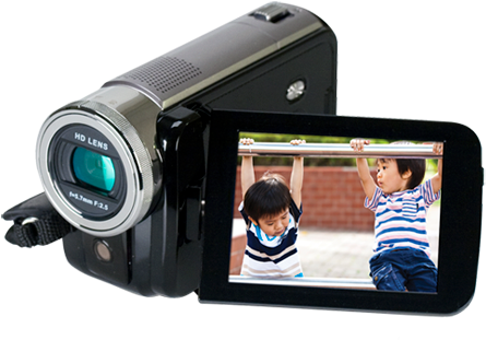 Hp T200 Digital Camcorder - Hp T200 Digital Camcorder - 3" Lcd - Touchscreen - (474x356), Png Download