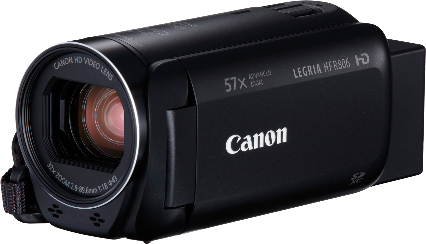 Legria Hfr806 Canon Hd Camcorder - Canon Vixia Hf R800 (1800x1032), Png Download