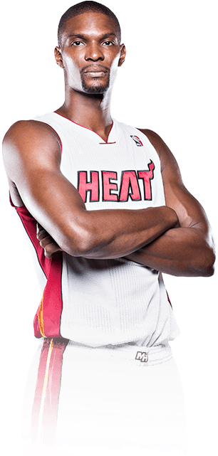 Chris Bosh - Chris Bosh Miami Heat Png (400x640), Png Download
