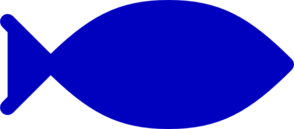 Blue Fish Clipart - Hunting (600x264), Png Download