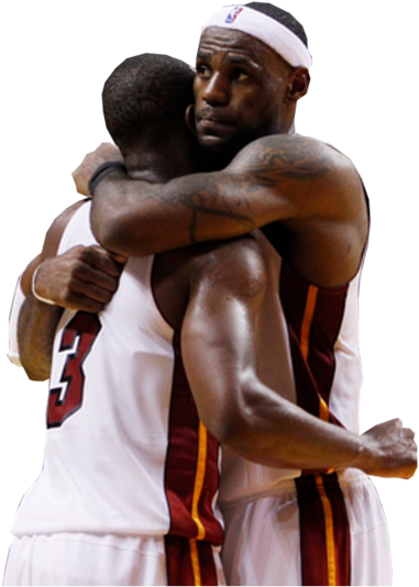 Lebron James Dwyane Wade - Lebron James (444x600), Png Download