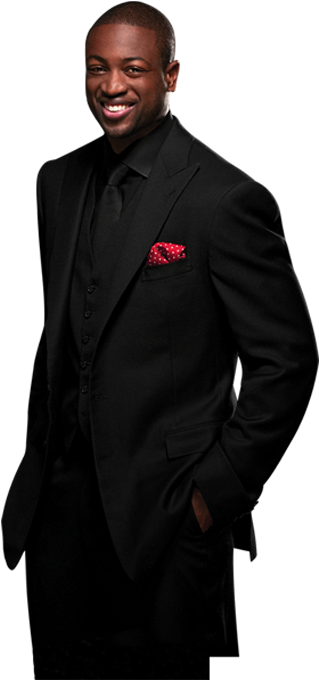 Dwyane Wade - Dwyane Wade In A Suit (326x688), Png Download