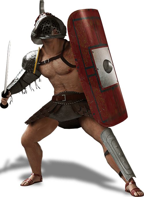 Download - Guerreros Del Coliseo Romano (500x682), Png Download