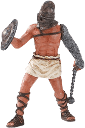 Gladiator Of Ancient Rome Figure - Historical Collection: Gladiator Of Ancient Rome (555x555), Png Download