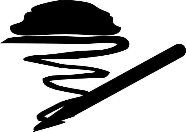 Drawing Clipart Silhouette (600x425), Png Download