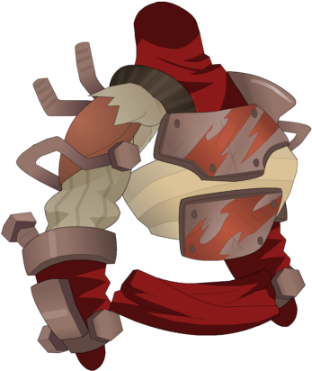 Gladiator's Breastplate - Illustration (354x420), Png Download
