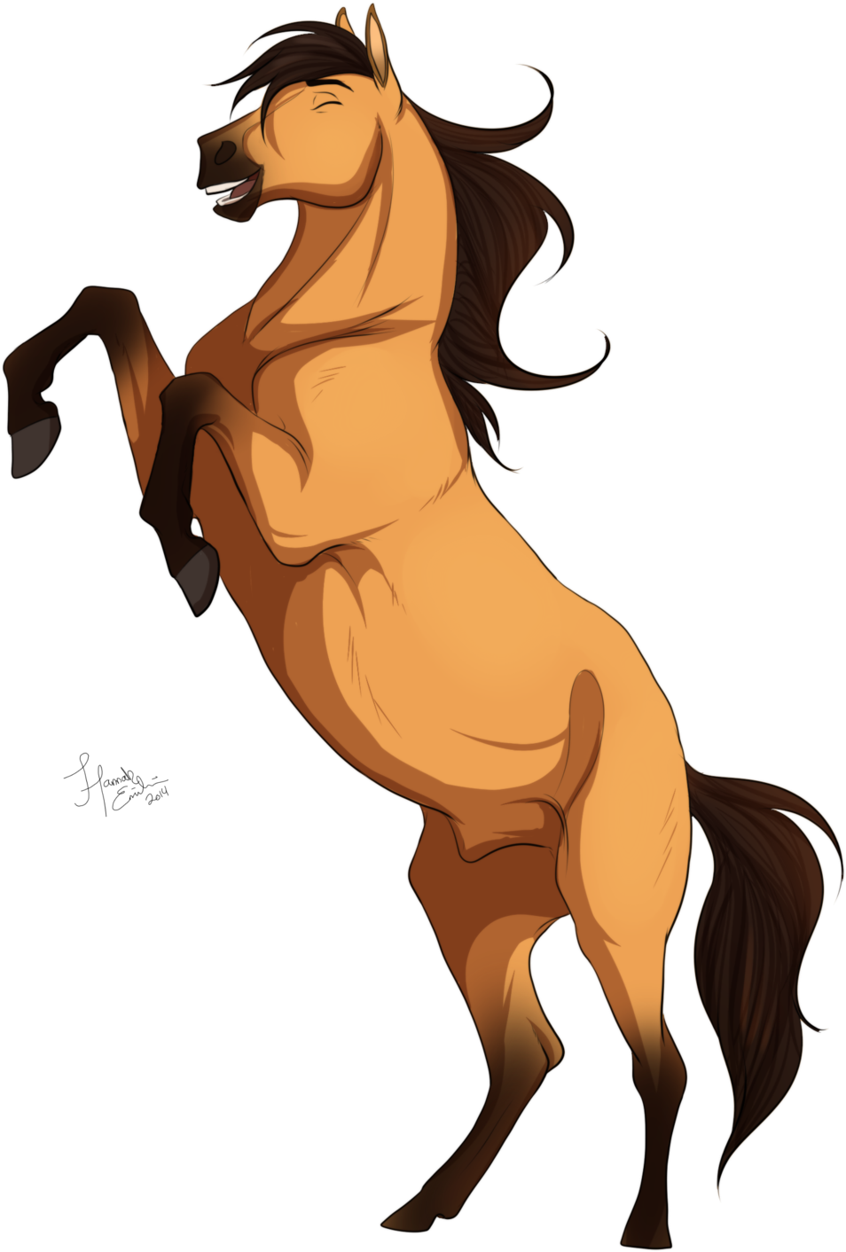Balto Drawing Spirit - Spirit Stallion Of The Cimarron Png (1280x1533), Png Download