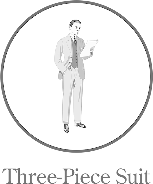 Suit And Tie Png (750x750), Png Download