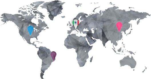 High Expertise, Attention To Detail And Post-sales - World Map (536x300), Png Download