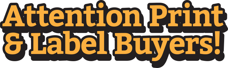 Attention Print And Label Buyers - Illustration (764x228), Png Download