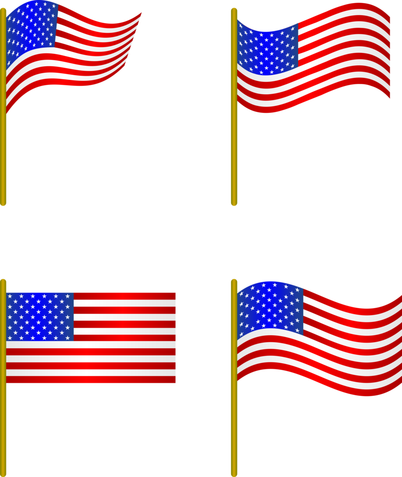 Bandera Estados Unidos De Norteamerica - Usa Flag (821x972), Png Download