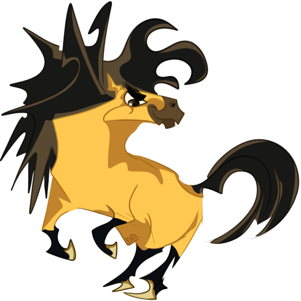 Stallion Clipart Spirit - Draw Spirit The Stallion (600x600), Png Download