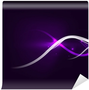 Neon Glowing Lines Abstract Background Wall Mural • - Graphic Design (400x400), Png Download