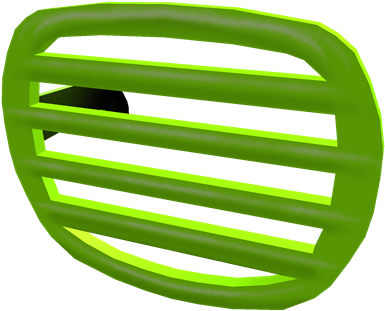 Download Transparent Eyefly- Neon Green Shutter Shades - Neon Green ...
