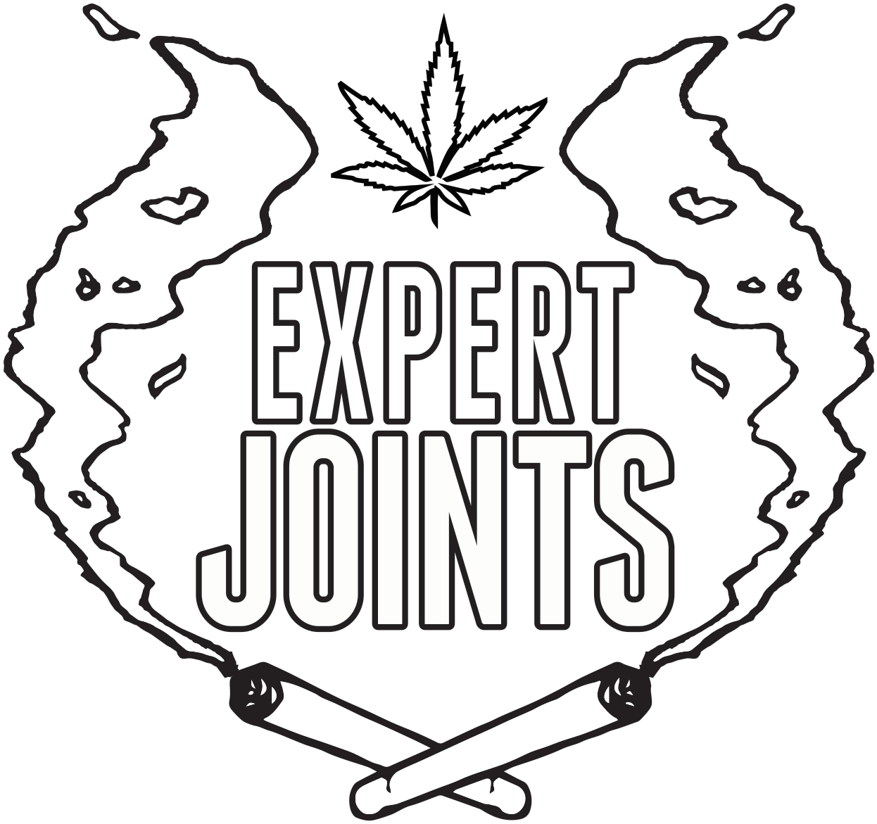 Stock Cannabis Drawing Joint - Expert Joints (1350x1260), Png Download