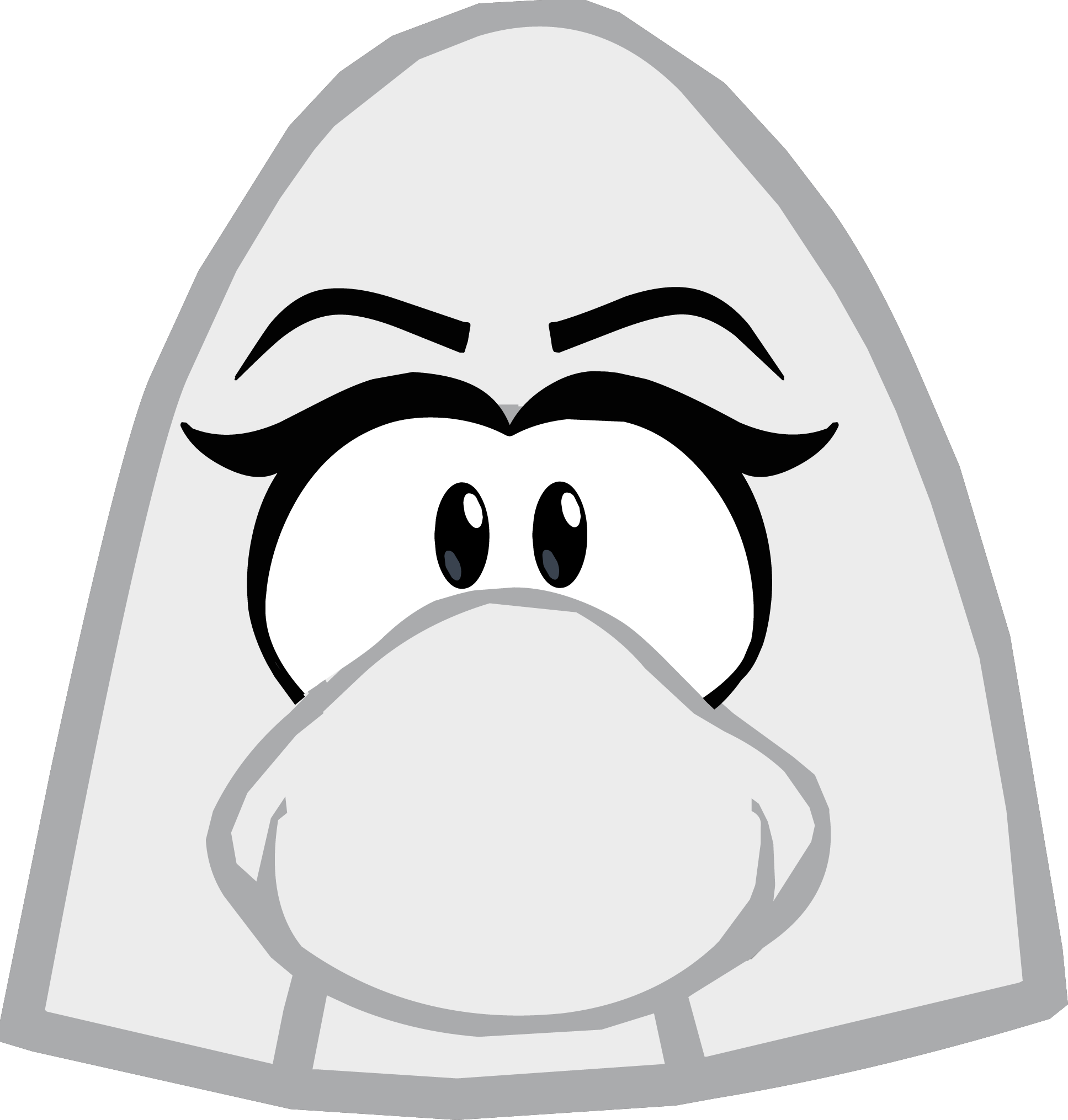 Winged Eyeliner Icon - Club Penguin Eyeliner (1935x2030), Png Download