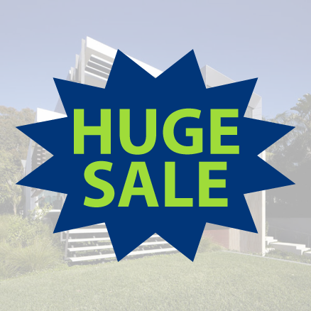 Large Starburst Sign - Sm Sale July 2018 (438x438), Png Download