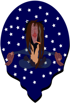 Rafiki The Lion King Cannabis Smoking T-shirt - Emblem (530x750), Png Download