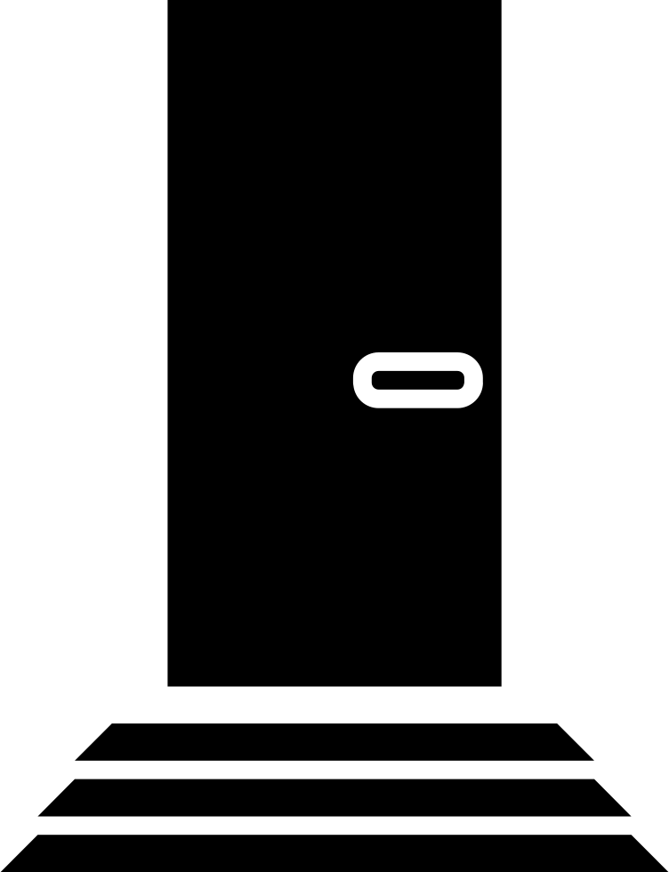Door With Steps Comments - Door (752x980), Png Download