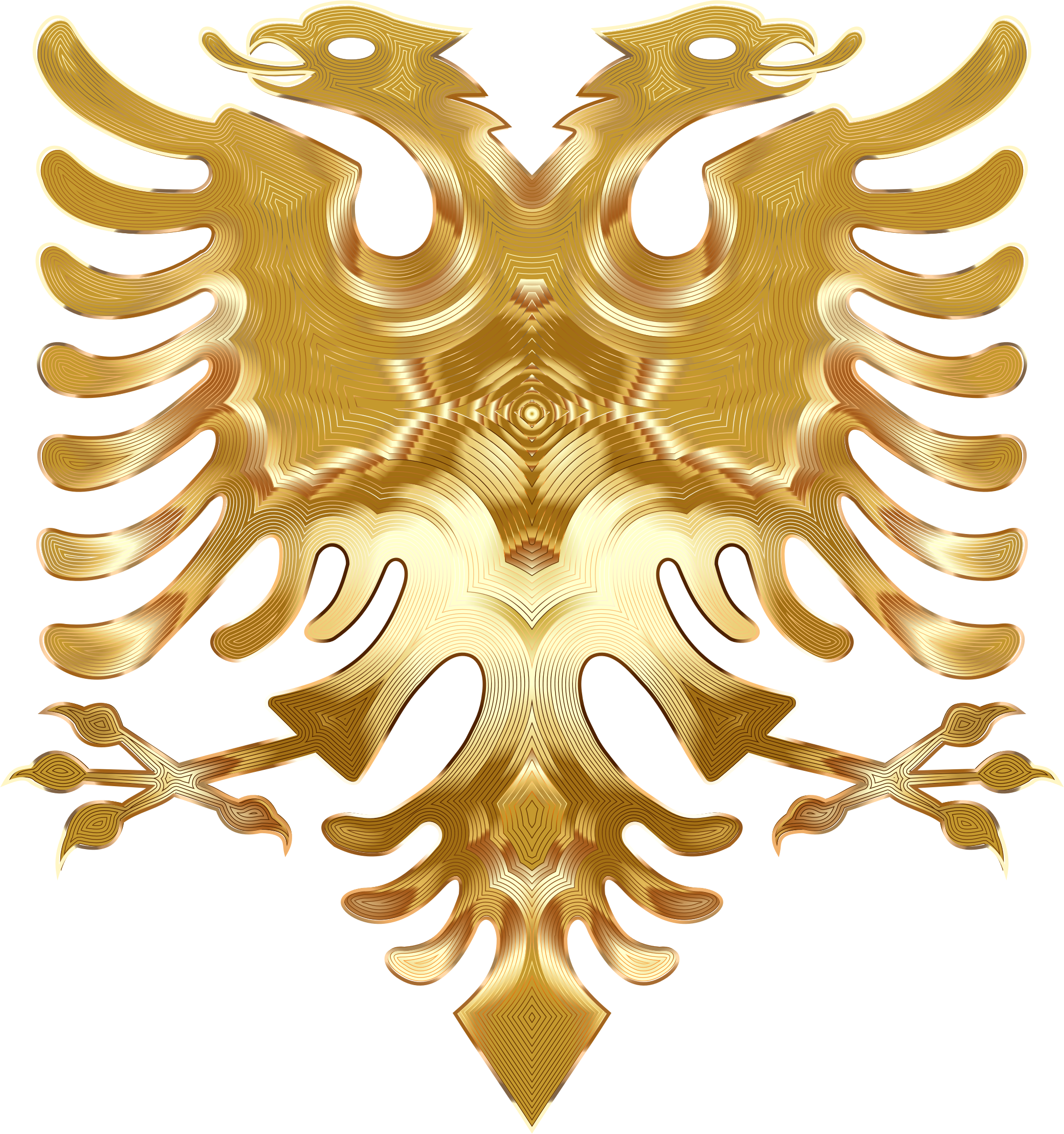 Big Image - Double Headed Eagle Png (2080x2217), Png Download