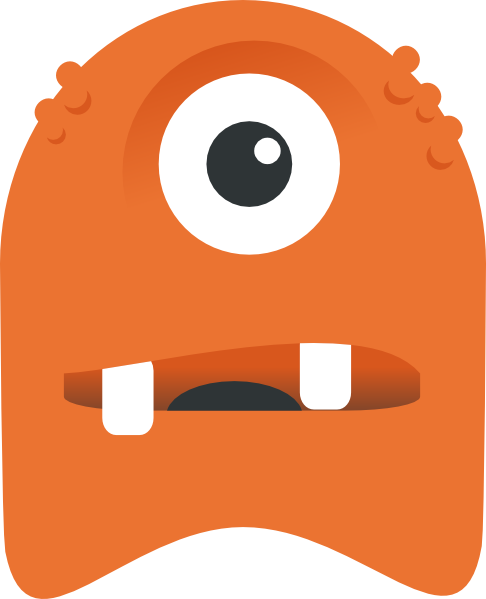 One Eyed Monster Pictures - One Eyed Monster Clip Art (486x599), Png Download