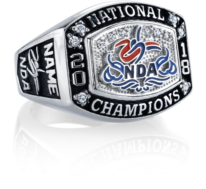 Championship Ring Vector - Nda National Champion Ring (1024x1024), Png Download