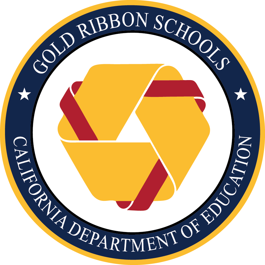 Garfield Recognized As A California Gold Ribbon School - Gold Ribbon School (900x900), Png Download