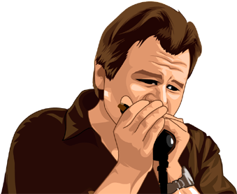 Waitress - Cartoon (416x294), Png Download