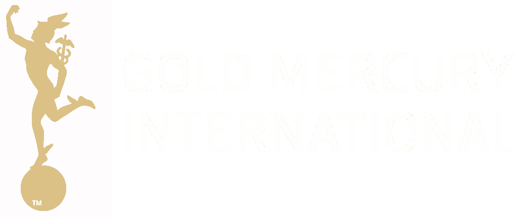 Gold Mercury International (1039x428), Png Download