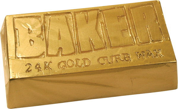 2wbaktfcar00000 V=1505245370 - Baker Skateboards 24 Karat Curb Wax (600x369), Png Download