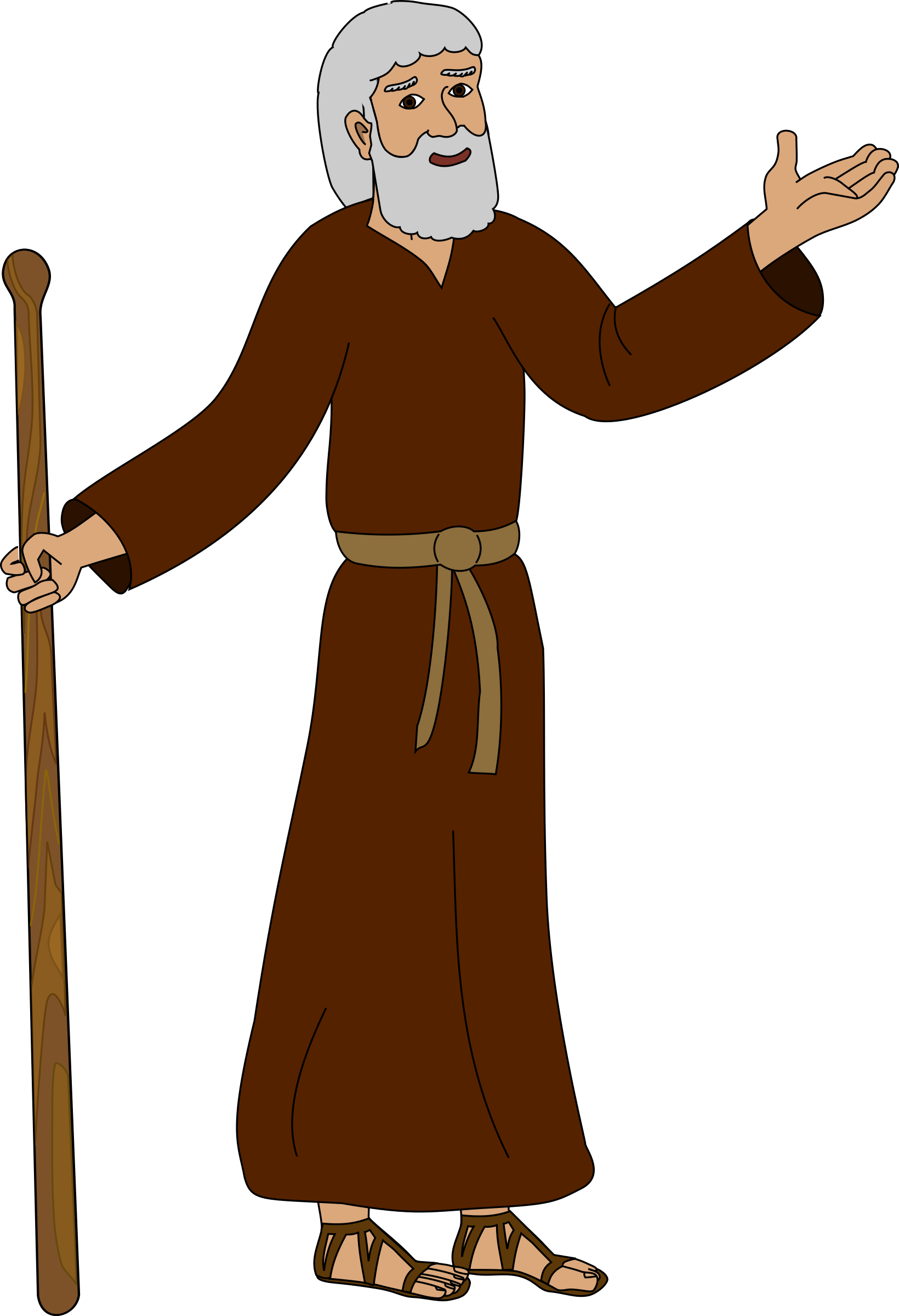 Free Hebrew Bible Cliparts, Download Free Clip Art, - Abraham Bible Clip Art (1640x2400), Png Download