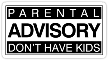 Parental Advisory Don't Have Kids - Arkansas Activities Association Logo (375x360), Png Download