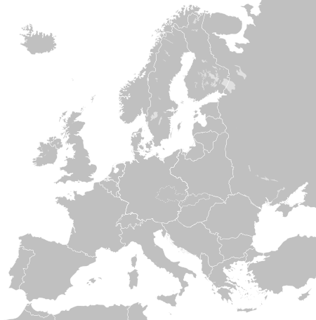 Library Europe Vector Map Outline - Blank Map Of Europe Svg (450x456), Png Download