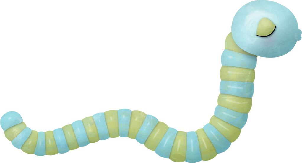 Kaagard Kisses Worm Png - Caterpillar (1022x554), Png Download