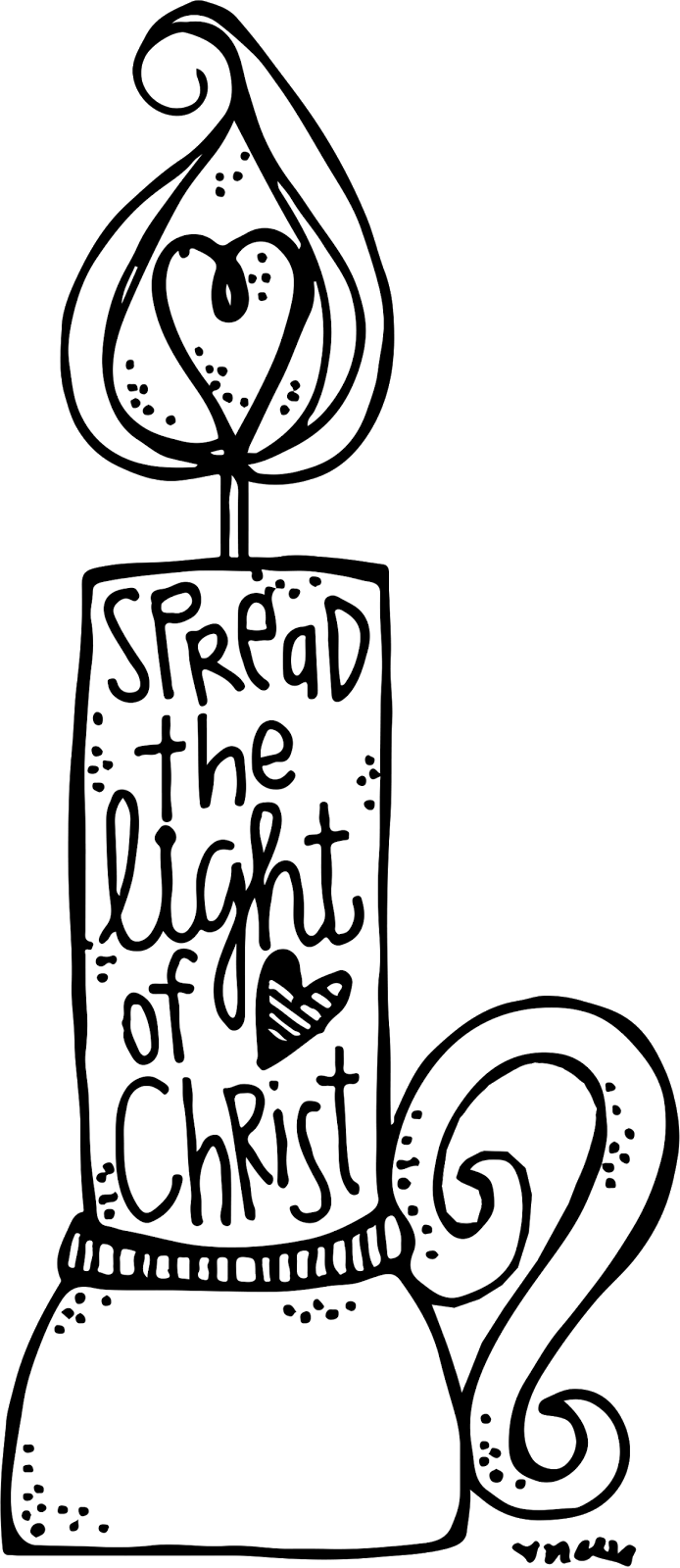 Bible Clipart Light - Melonheadz Christmas Clip Art (694x1600), Png Download