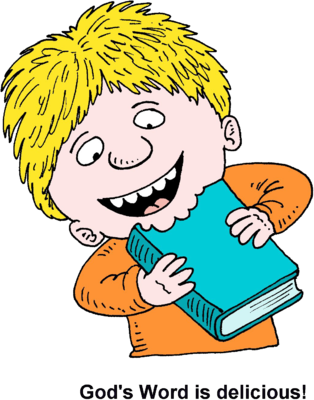 Clipart Bible Orange - Bible Food Clip Art (314x400), Png Download