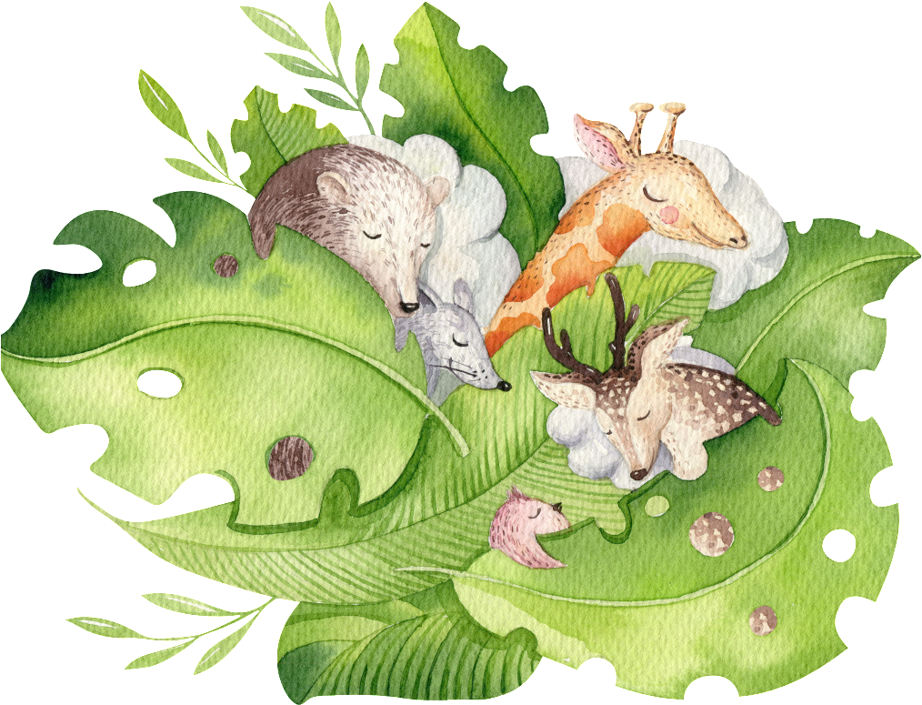 Un Png Transparente Para Pequeños Animales Tumbados - Illustration (1024x774), Png Download