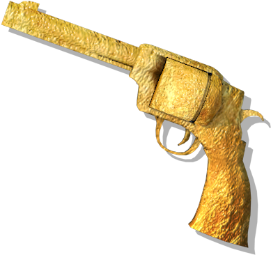 Gold Leaf - Gold Leaf Gun (420x420), Png Download