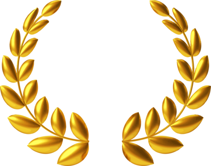 Laurel Wreath Bay Laurel Paper Zazzle - Gold Wreath (432x340), Png Download