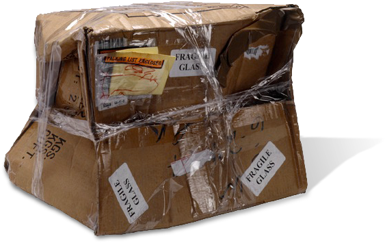 Damaged-box11 - Mercancia En Mal Estado (606x364), Png Download