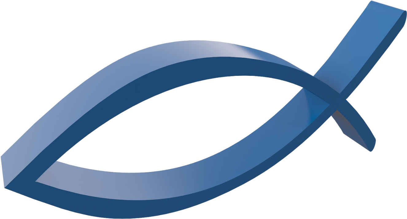 Jesup Fish Without Background - Ichthus Png (1600x900), Png Download