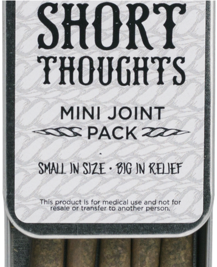 5g Short Thoughts Joint Pack Mag Landrace - Poster (540x540), Png Download