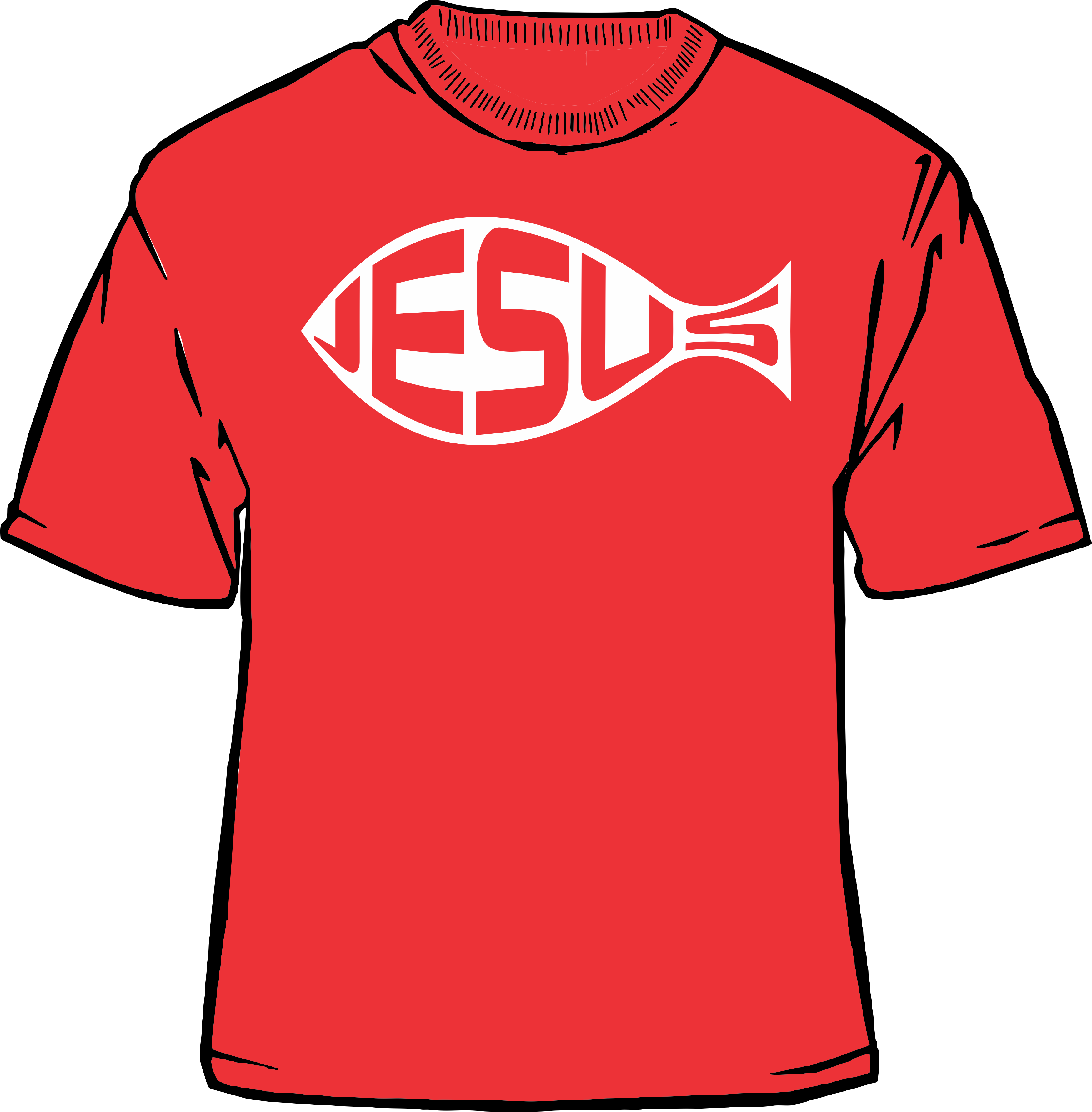 Jesus Fish - Teamddesigns (3494x3558), Png Download