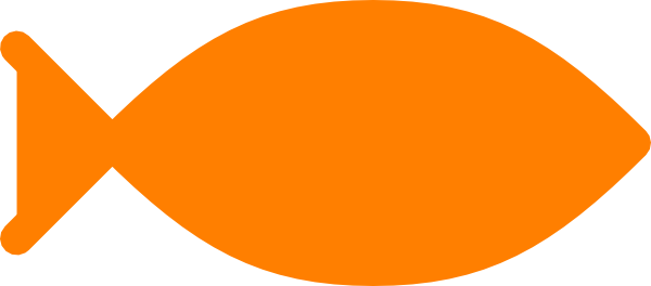 Christian Fish Clipart - Red Drum (600x264), Png Download