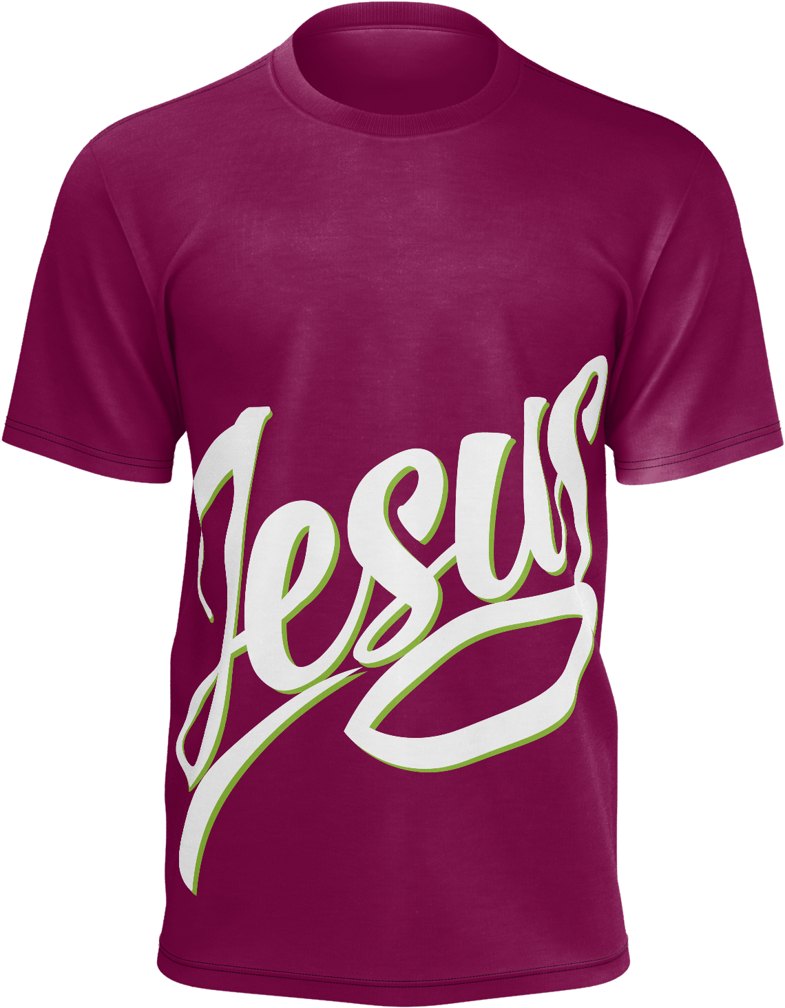 Jesus With Fish Design On Wine T-shirt - Jesus Graphic Print Canvas Tote Bag 100% Cotton (1600x1600), Png Download