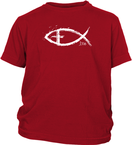 Jesus Fish Childrens T-shirt - I'm Sassy Like My Aunt - Youth Shirt (480x480), Png Download