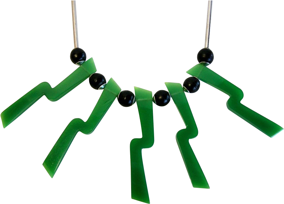 Jakob Bengel Art Deco 1930s German Machine Age Green - Jewellery (1016x1016), Png Download